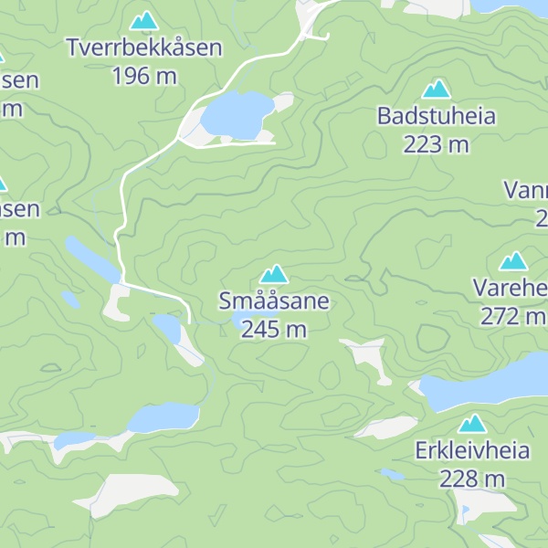 Map of Smååsane