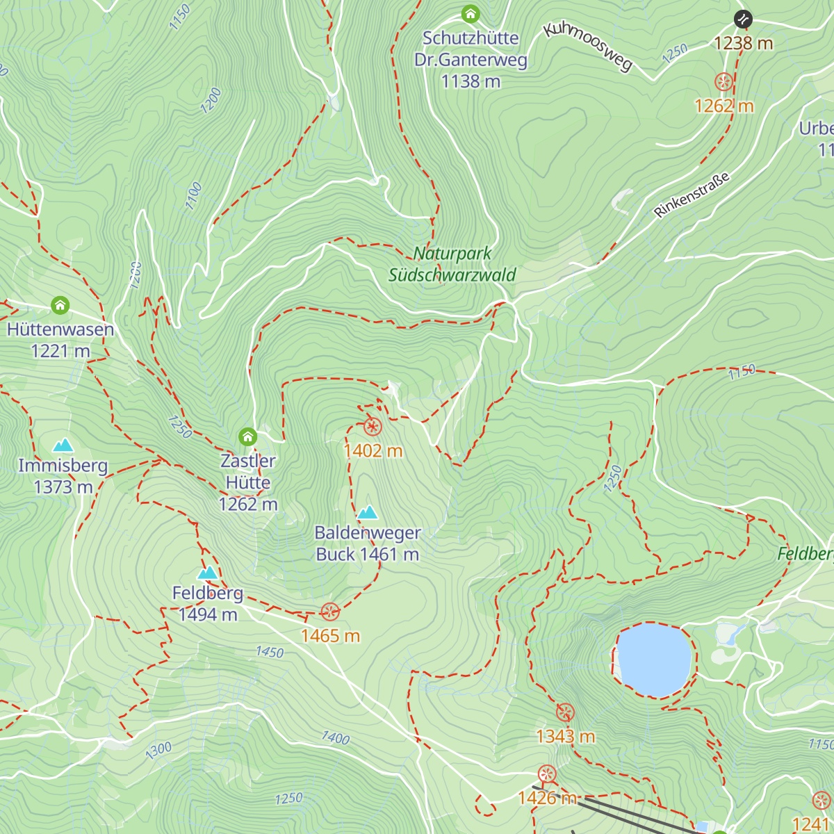 Baldenweger Hütte map