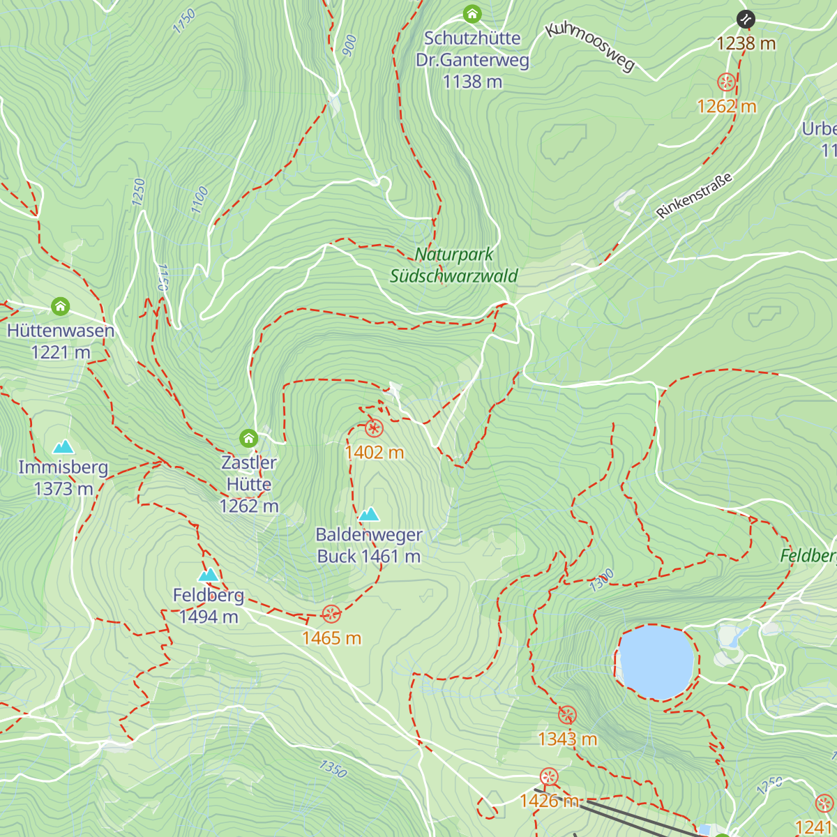 Baldenweger Hütte map