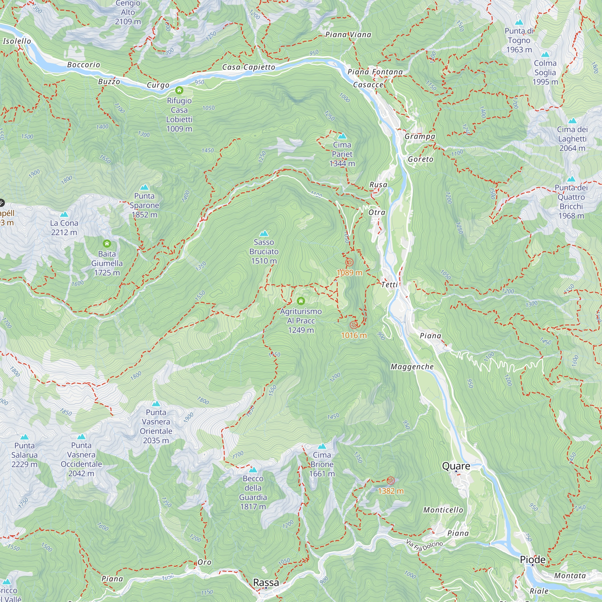 Agriturismo Al Pracc map