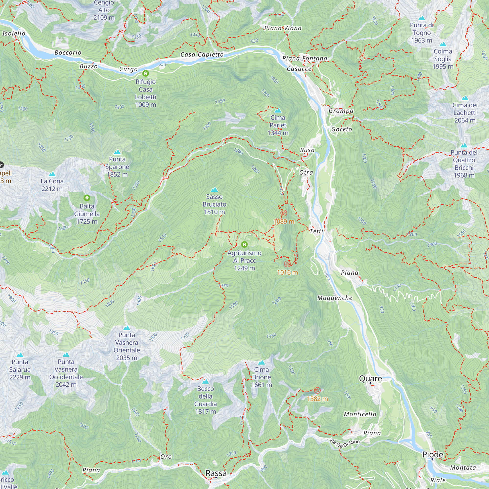 Agriturismo Al Pracc map