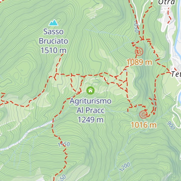 Map of Agriturismo Al Pracc