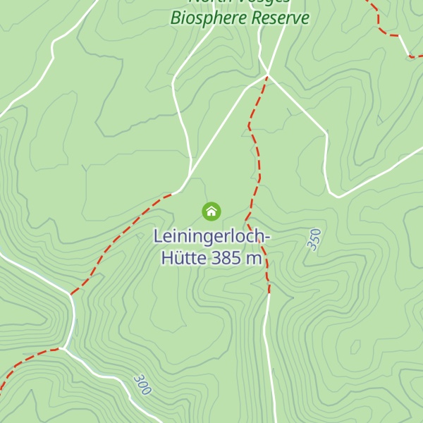 Map of Leiningerloch-Hütte