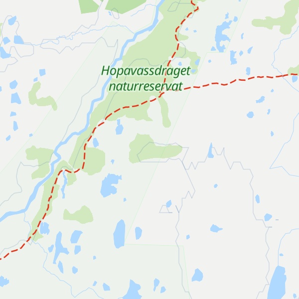 Map of Årvoksberget