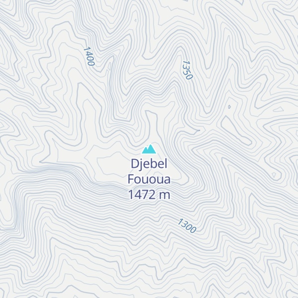 Map of Djebel Fououa