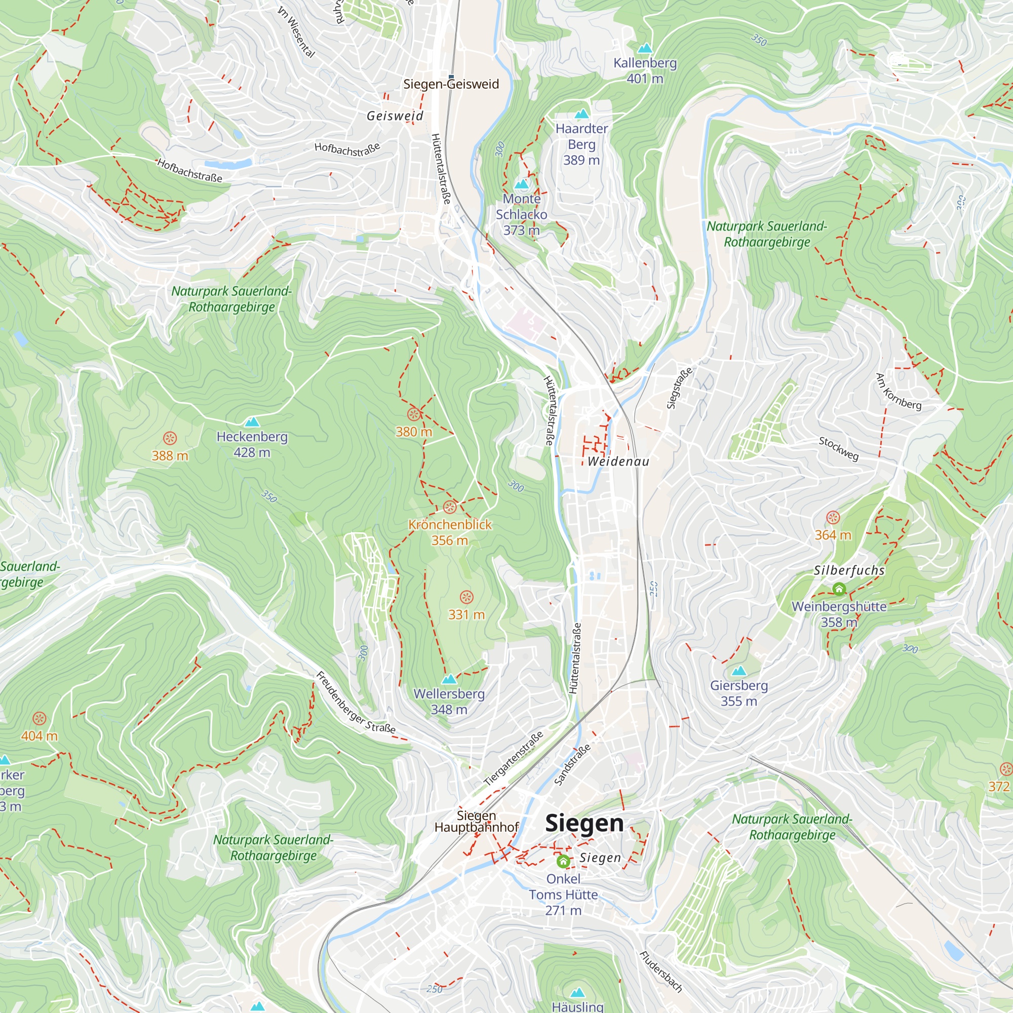 Tiergartenhütte map