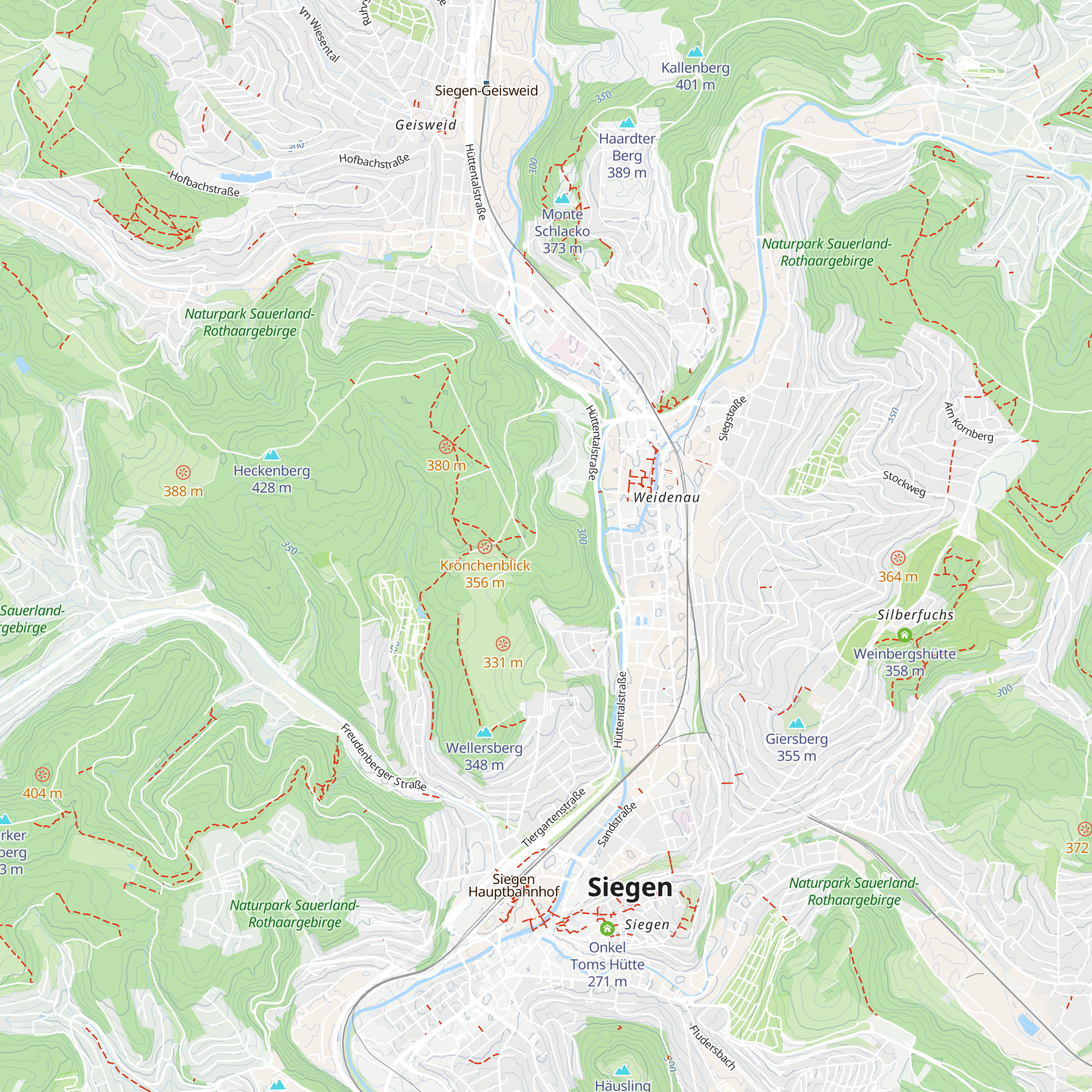 Tiergartenhütte map