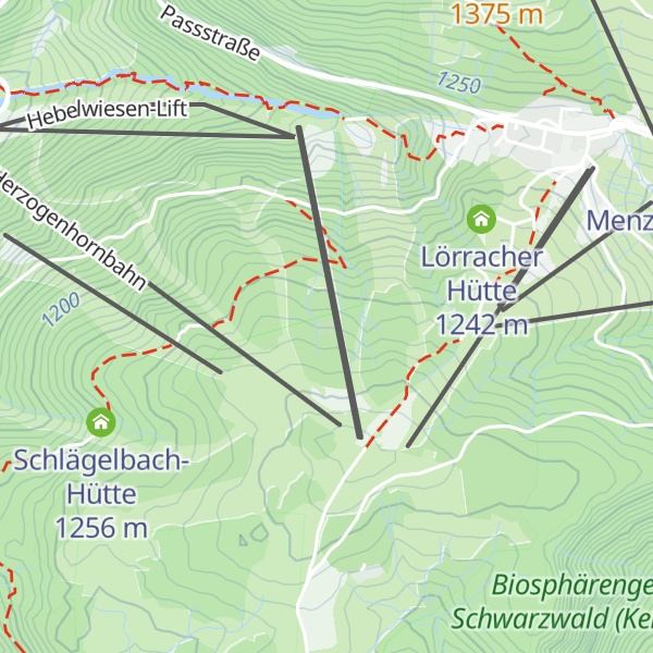 Map of Alt-Straßburger Hütte