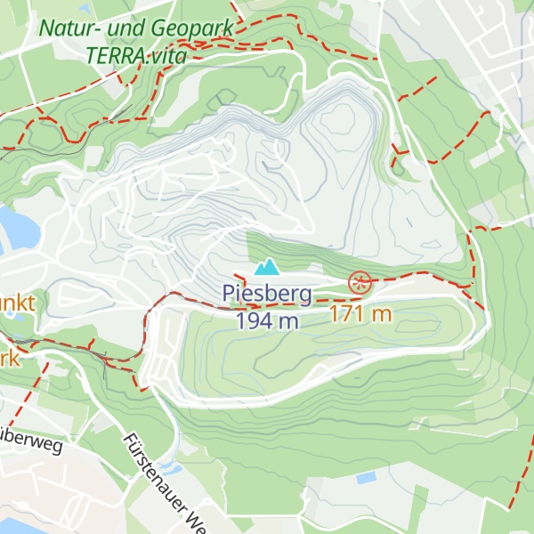 Map of Piesberg
