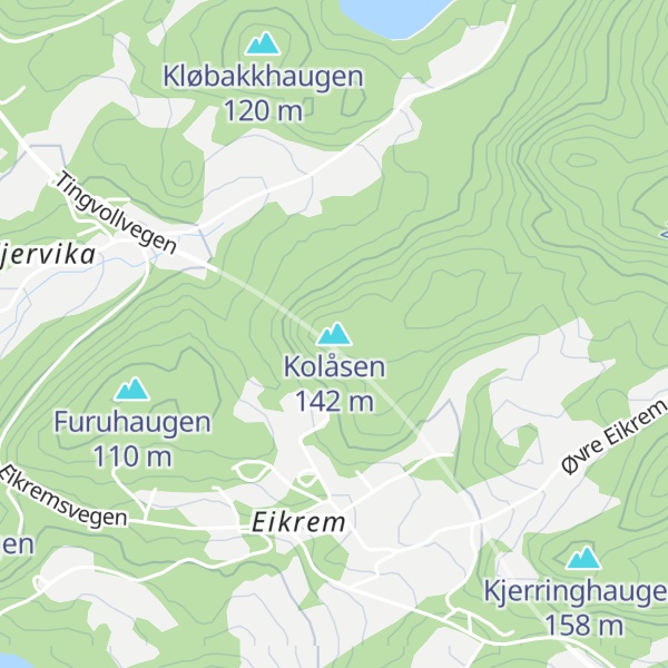Map of Kolåsen