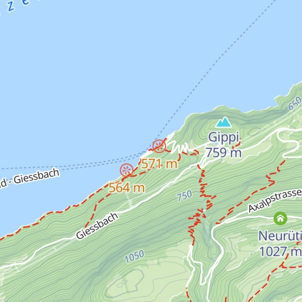 Map of Kraftwerk Giessbach
