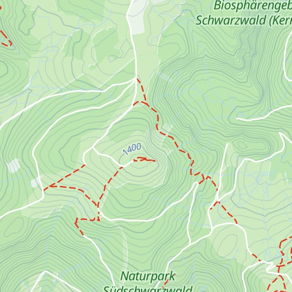 Map of Herzogenhorn