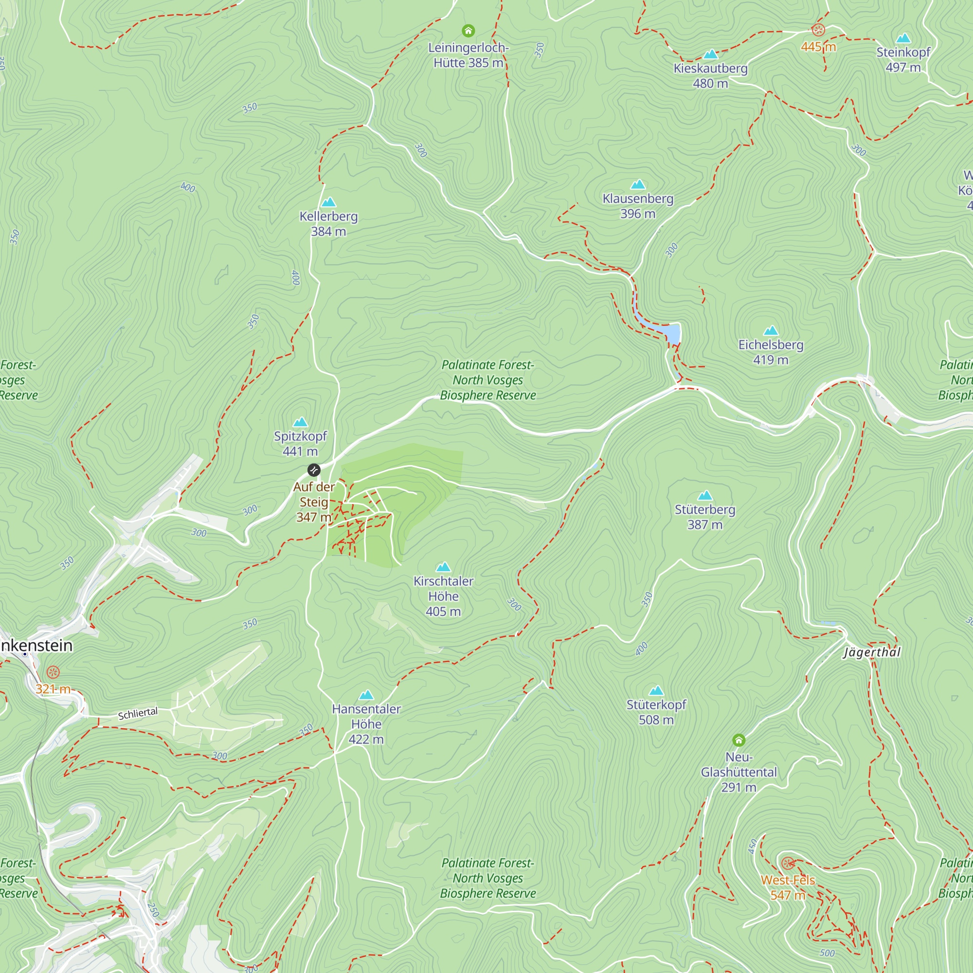 Althüttental map