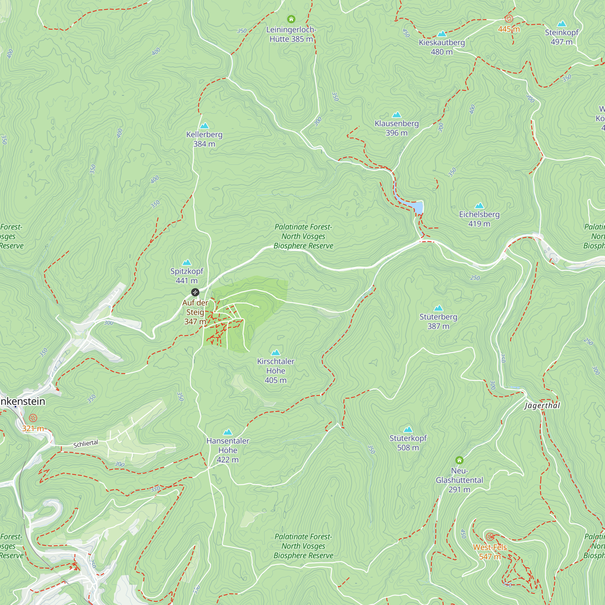 Althüttental map