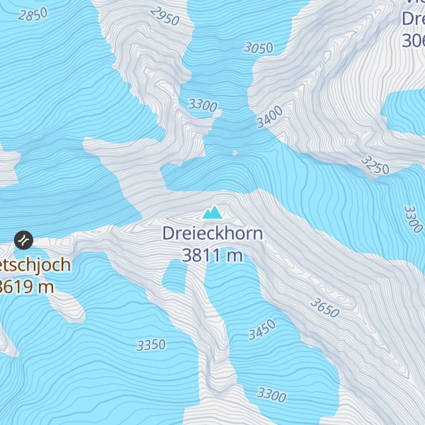 Map of Dreieckhorn
