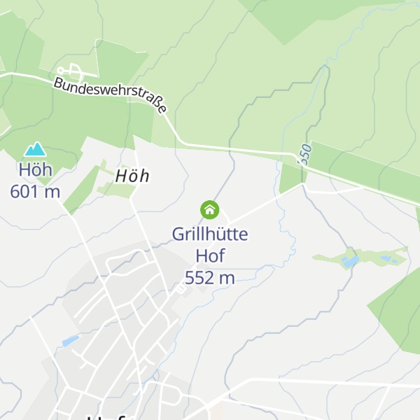 Map of Grillhütte Hof
