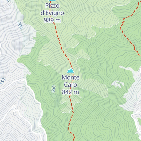 Map of Monte Caro