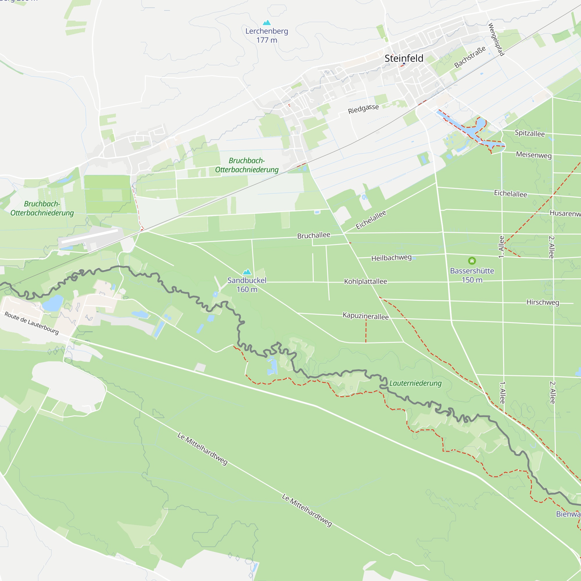 Kegelbahnhütte map