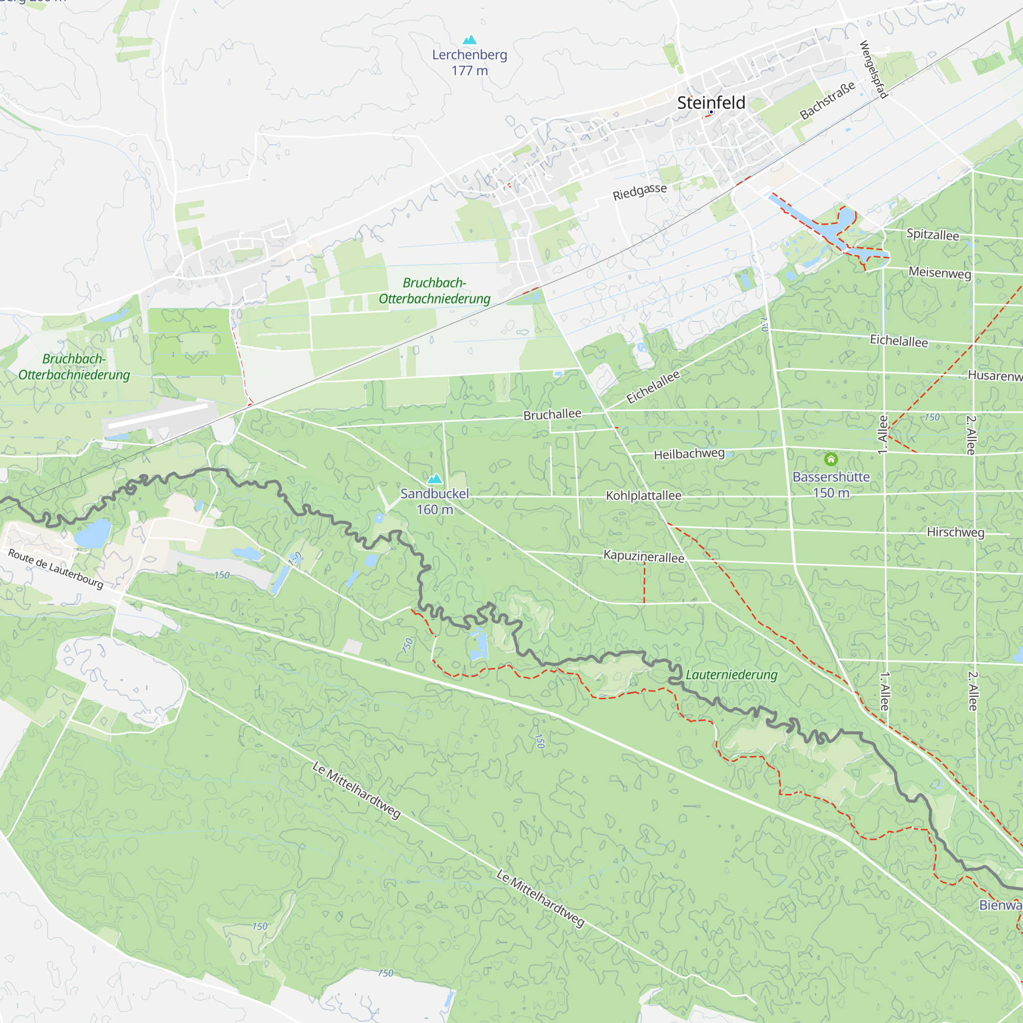 Kegelbahnhütte map