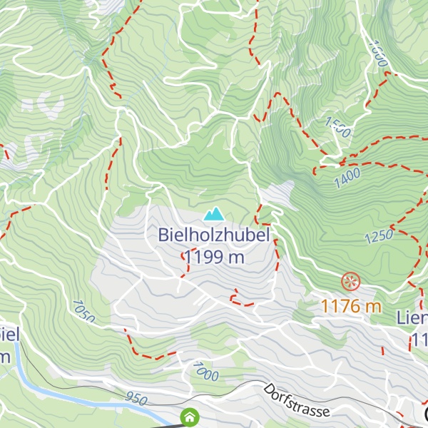 Map of Bielholzhubel