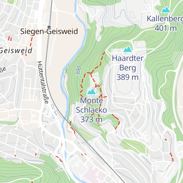 Map of Monte Schlacko
