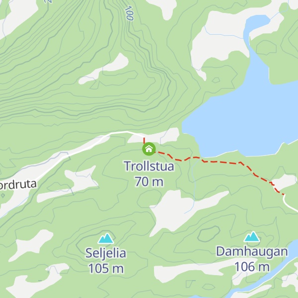 Map of Trollstua