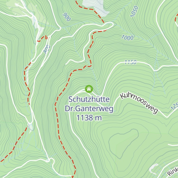 Map of Schutzhütte Dr.Ganterweg
