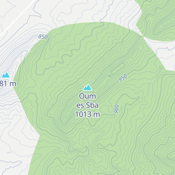 Map of Oum es Sba