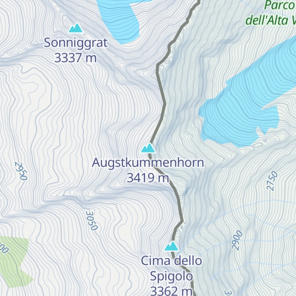 Map of Augstkummenhorn