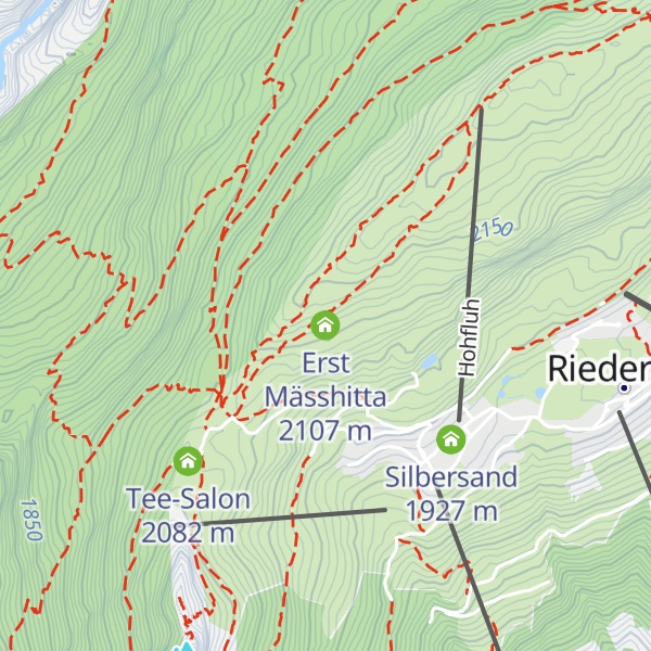 Map of Erst Mässhitta