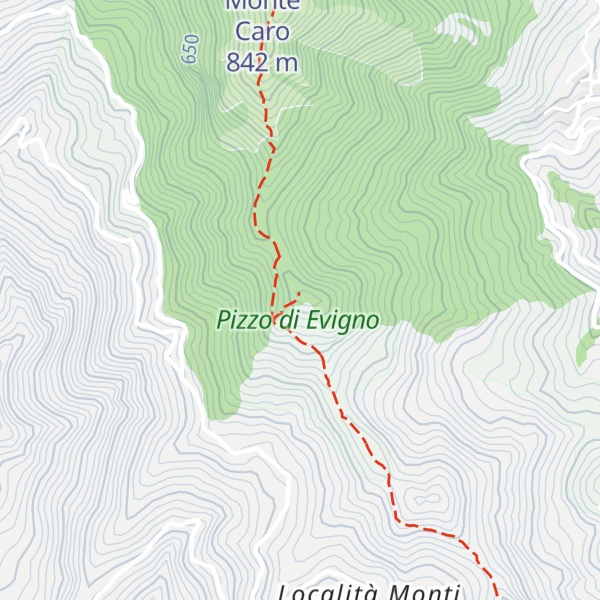 Map of Monte Grimaldi