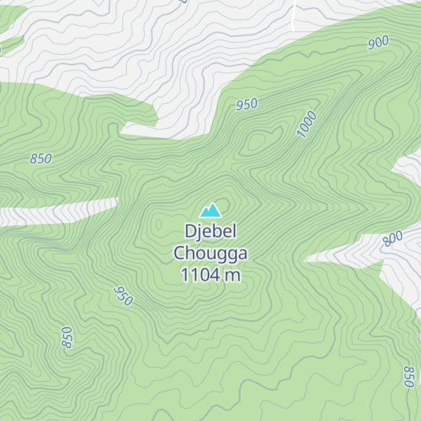 Map of Djebel Chougga