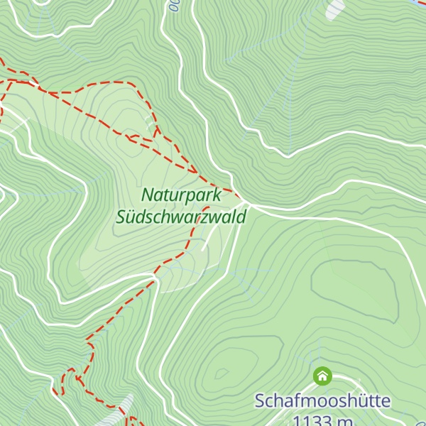 Map of Hinterwaldkopfhütte