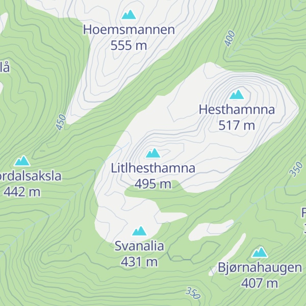 Map of Litlhesthamna