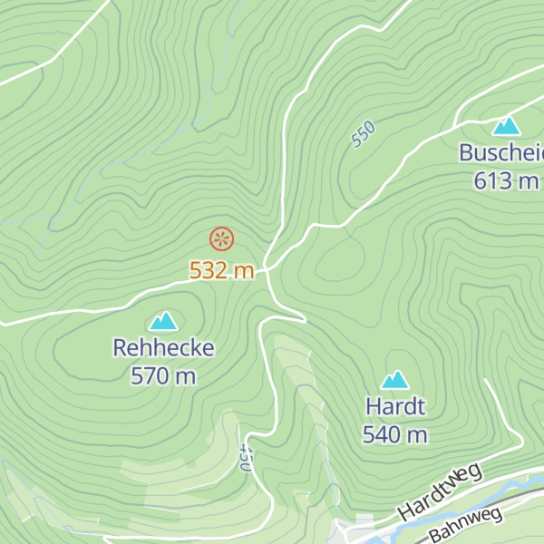 Map of Hütte Benolper Kreuz