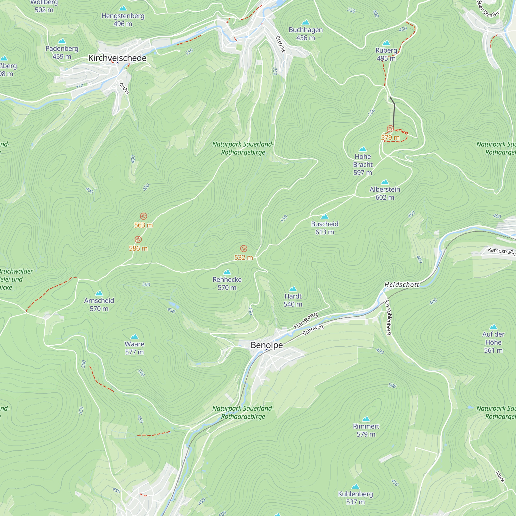 Hütte Benolper Kreuz map
