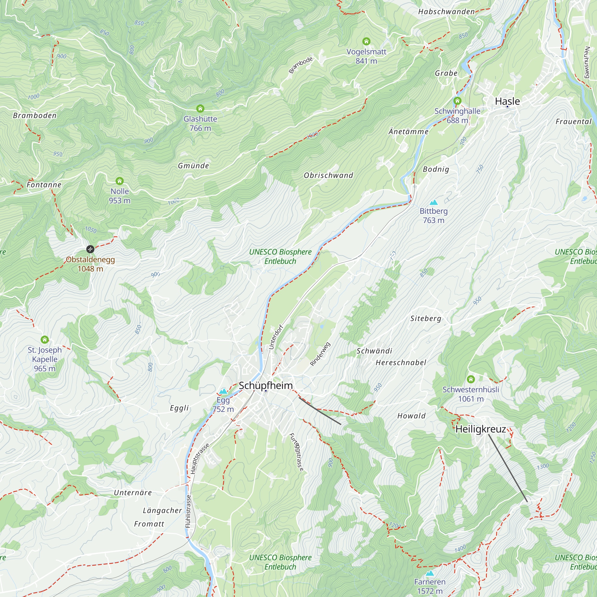 Under Fure map