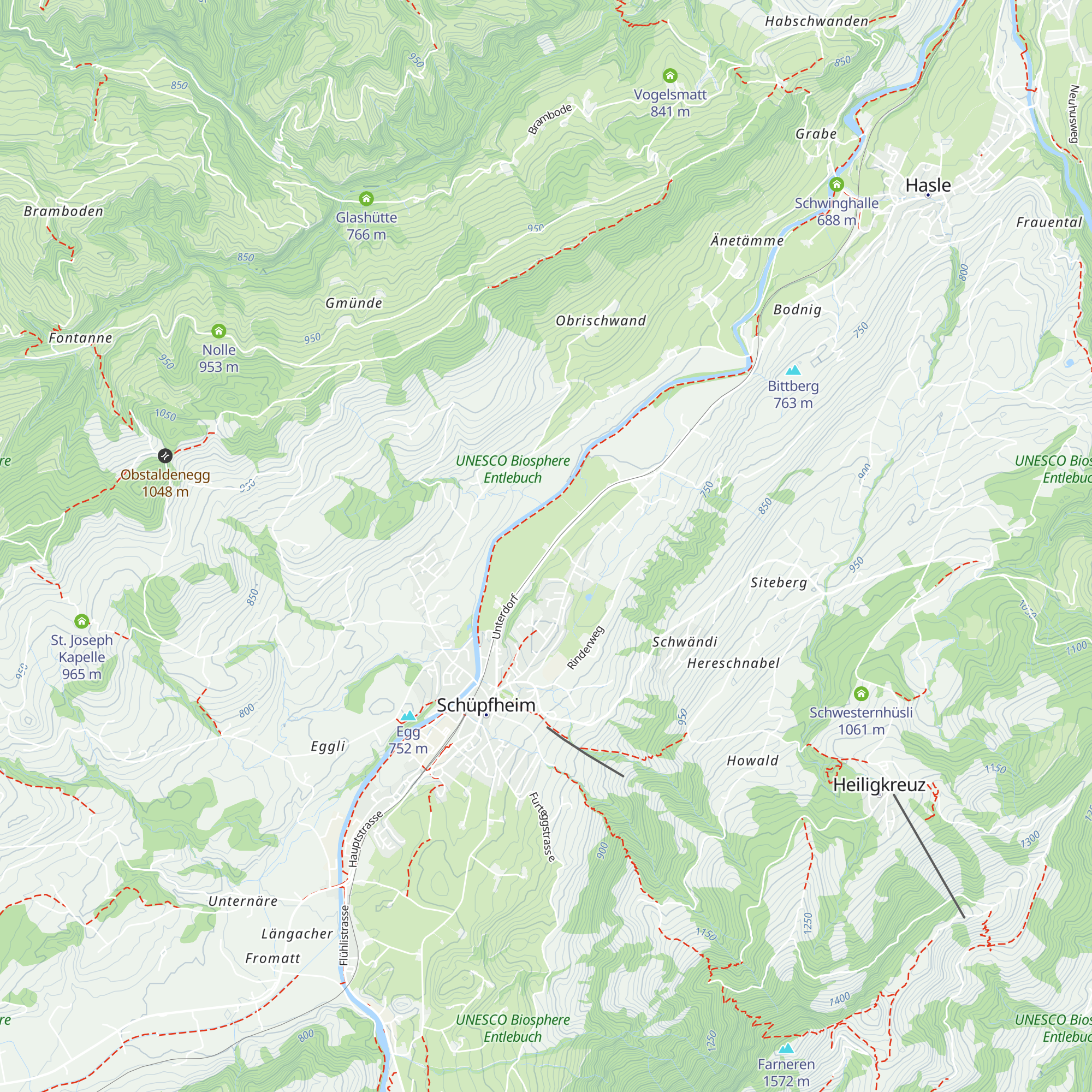 Under Fure map