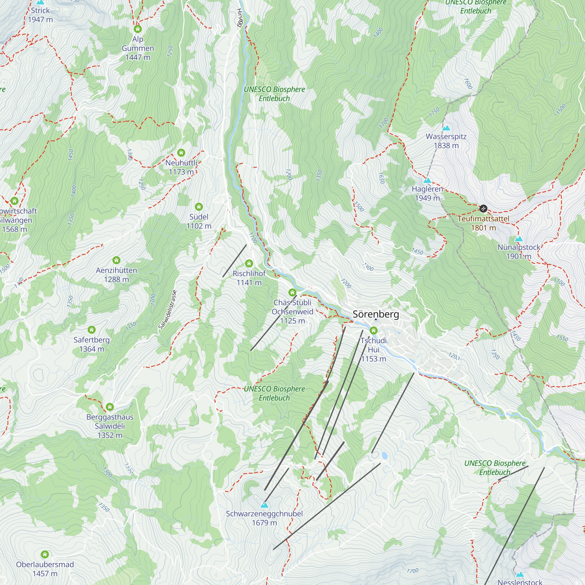 Chäs Stübli Ochsenweid map
