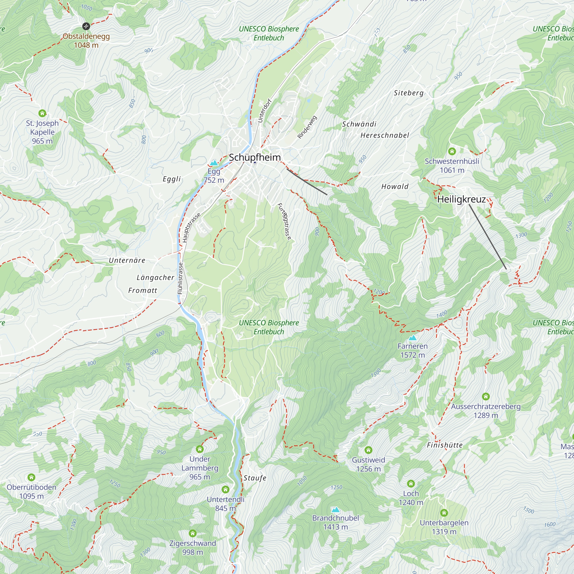 Ägerte map