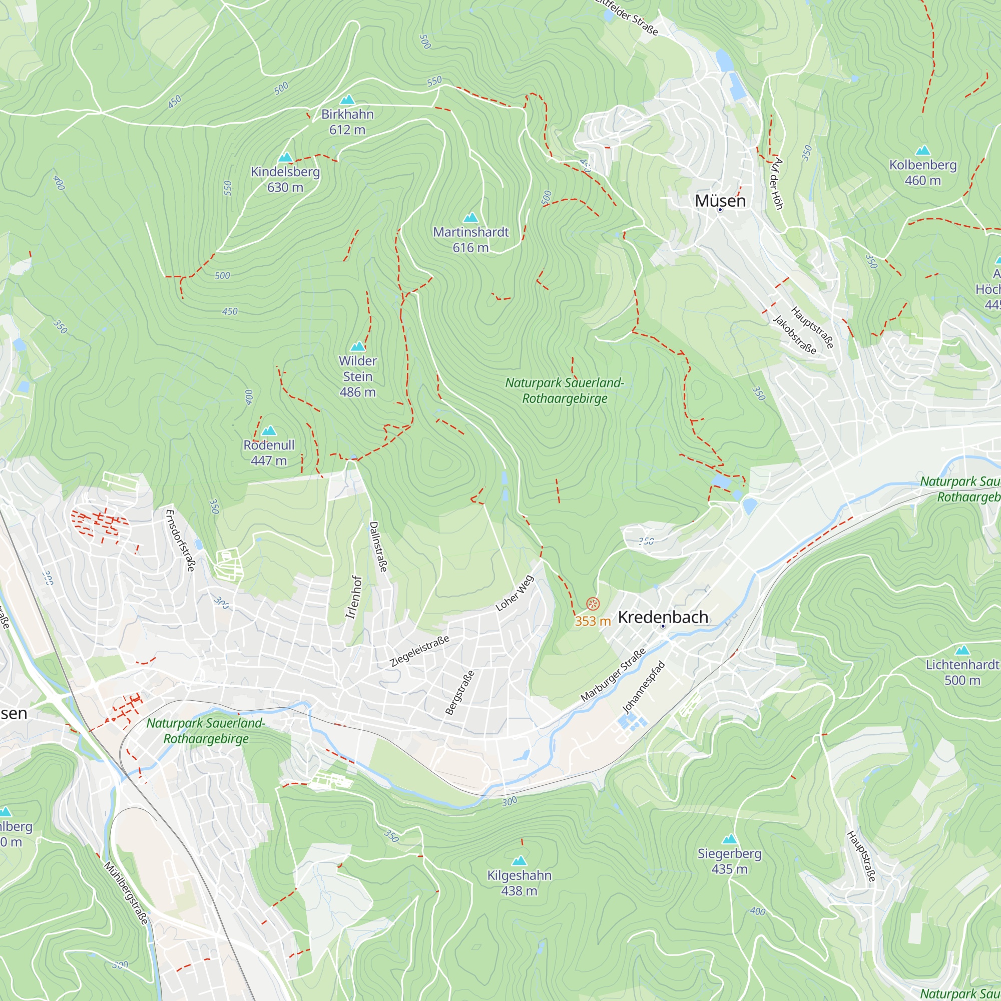 CVJM-Hütte Ferndorf map