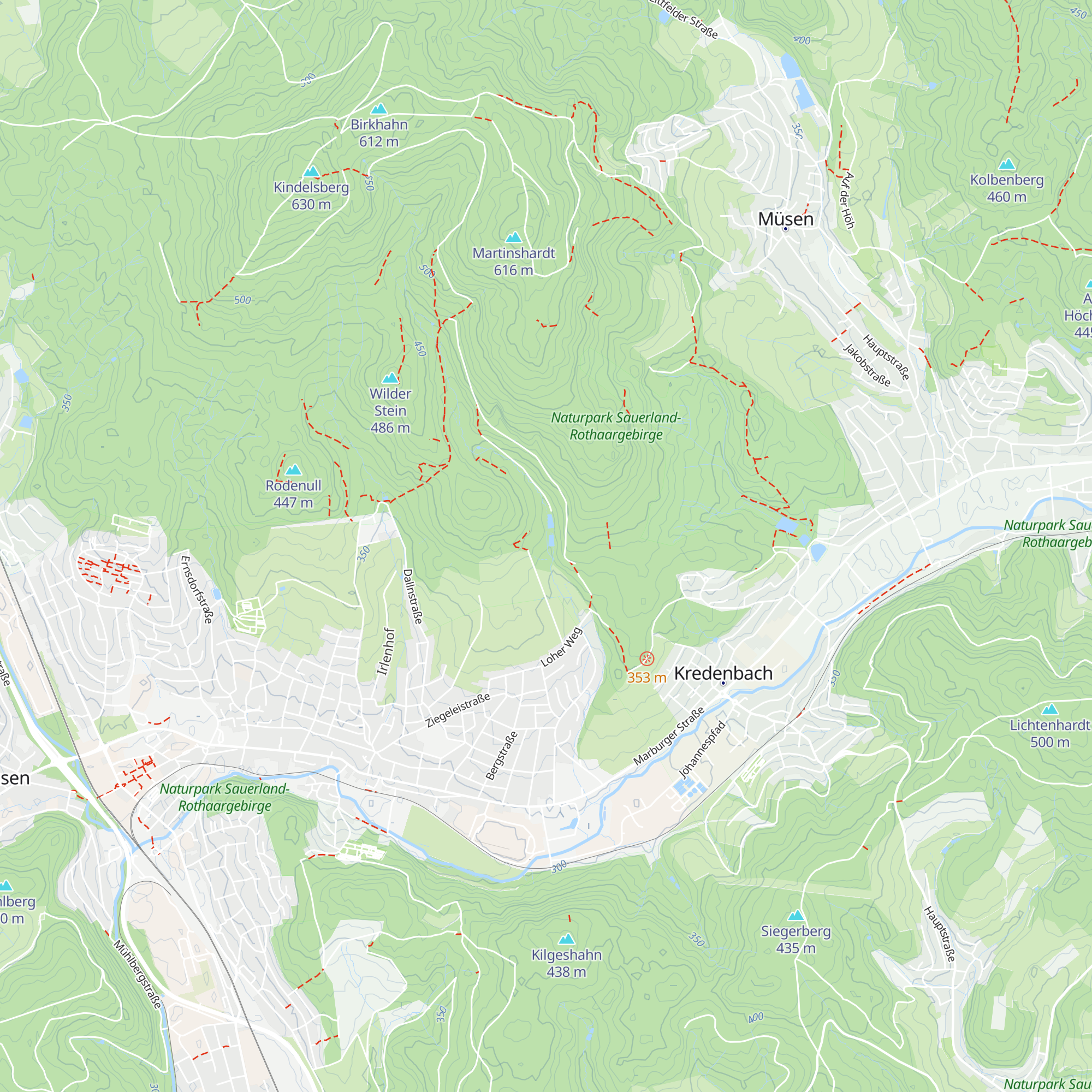 CVJM-Hütte Ferndorf map