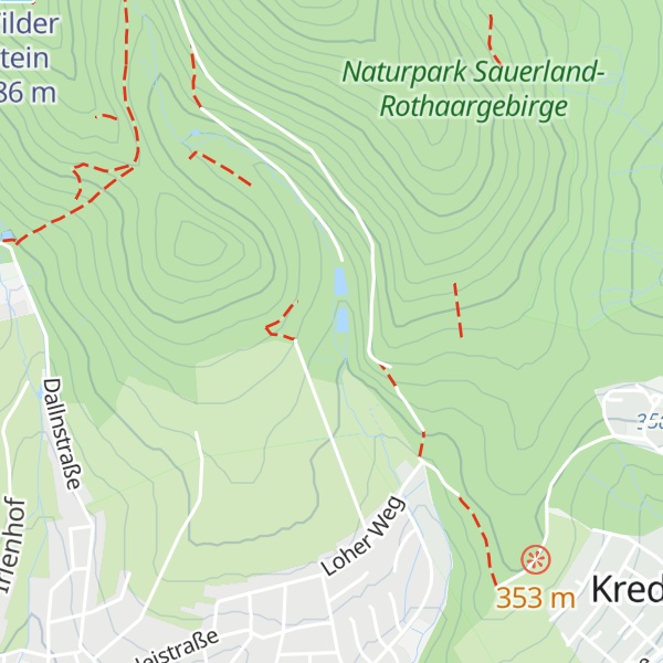 Map of CVJM-Hütte Ferndorf