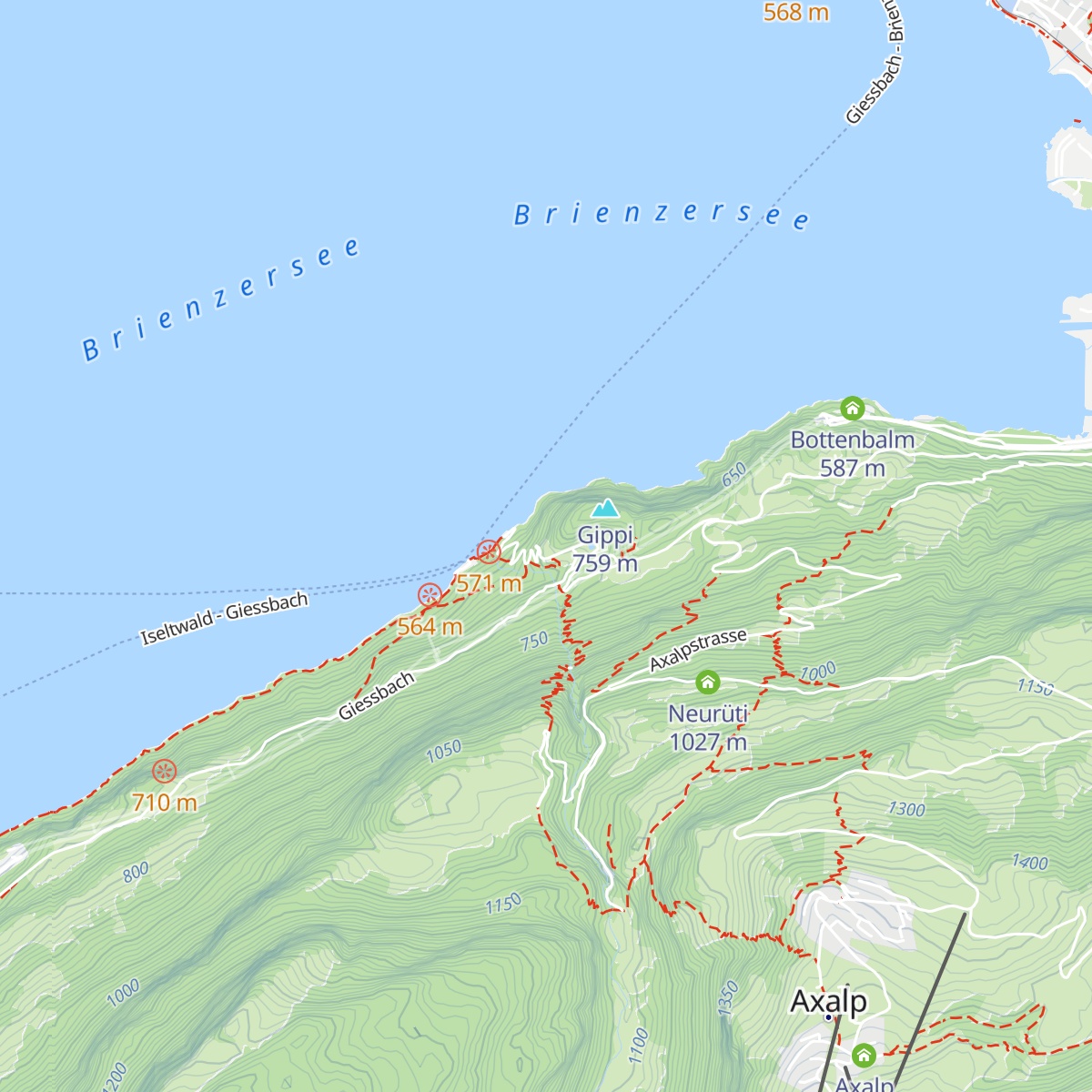 Grandhotel Giessbach map