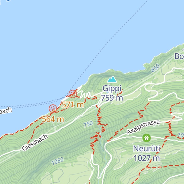Map of Grandhotel Giessbach