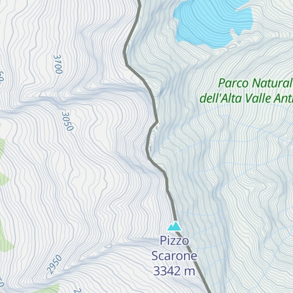 Map of Cima dello Spigolo
