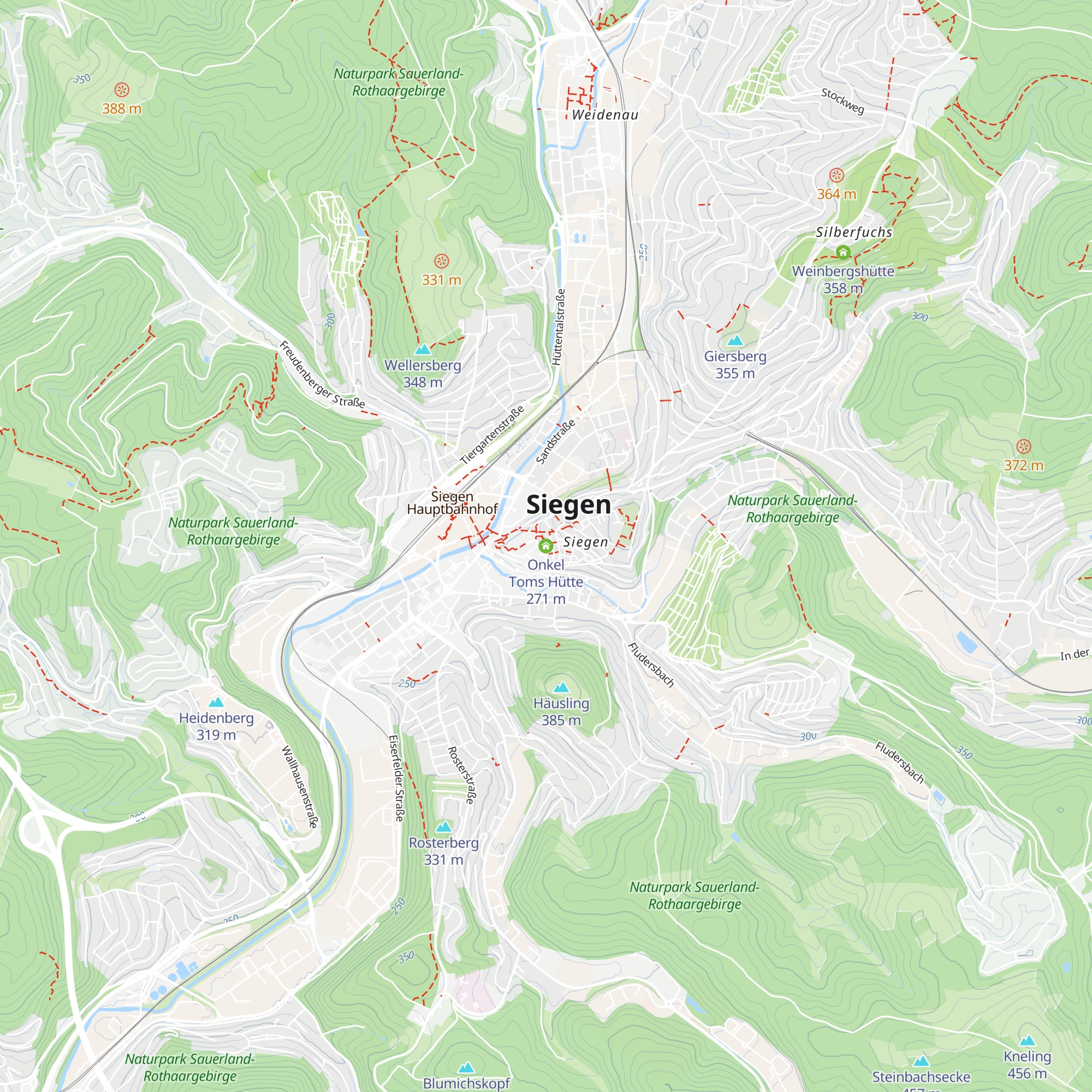 Onkel Toms Hütte map