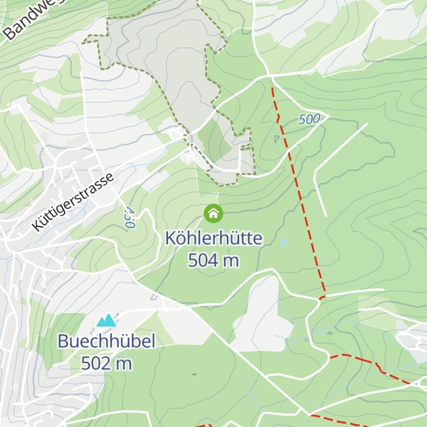 Map of Köhlerhütte