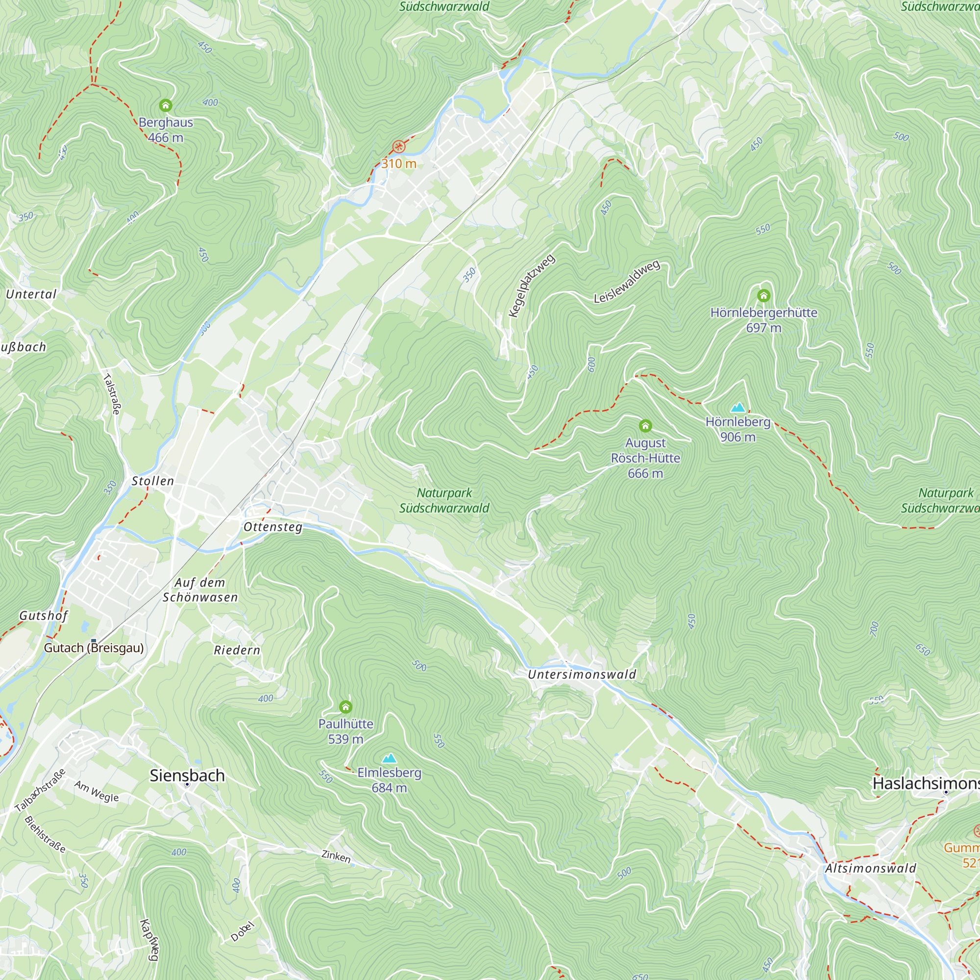 Rebberghütte map