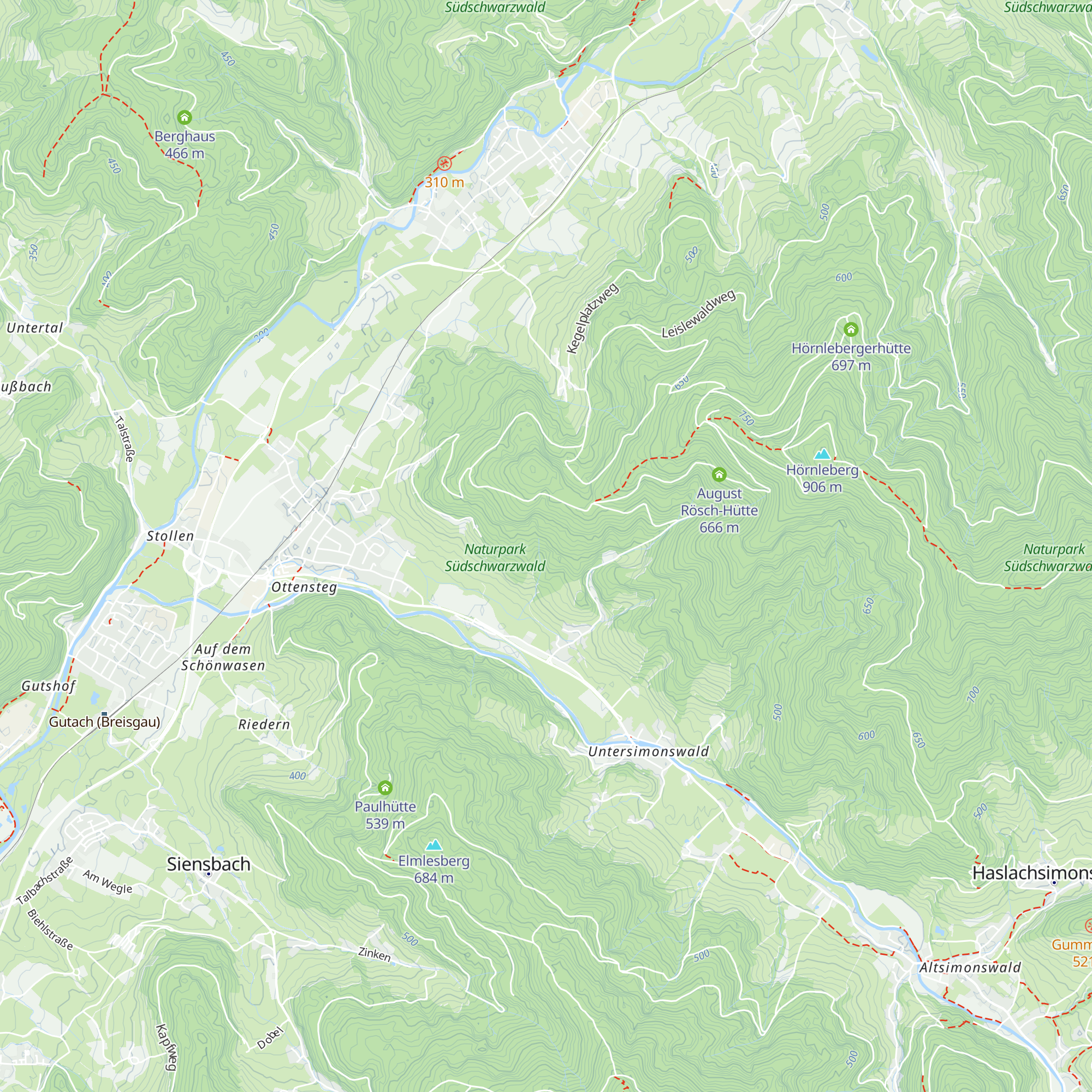 Rebberghütte map